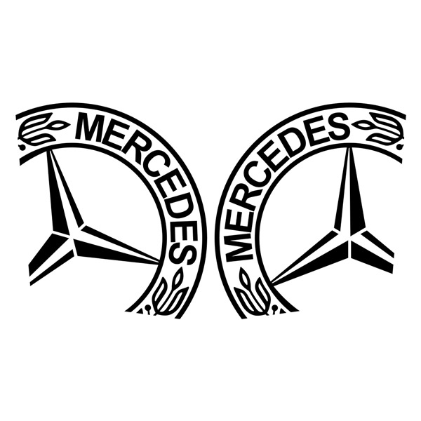 Car & Motorbike Stickers: Mercedes truck