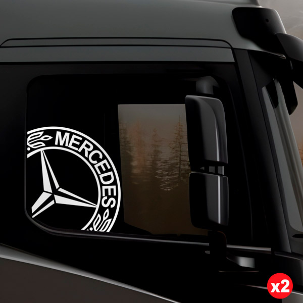 Car & Motorbike Stickers: Mercedes truck