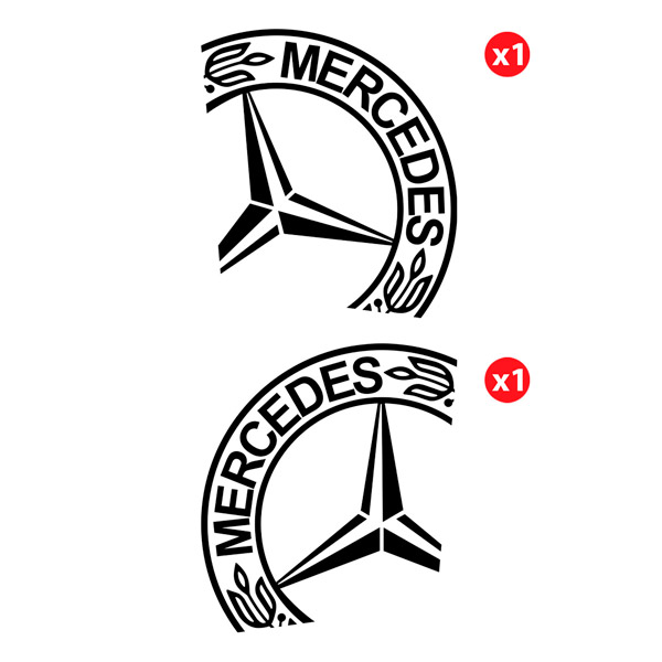 Mercedes Logo Stickers for Sale