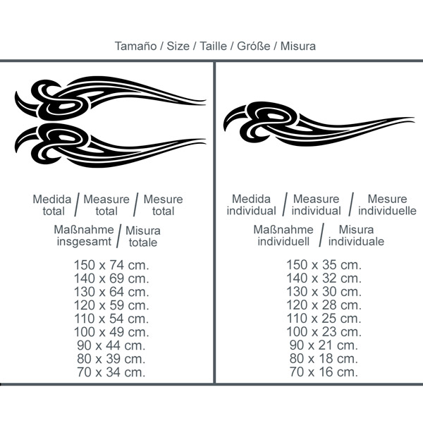 Car & Motorbike Stickers: Tribal Cloud for truck