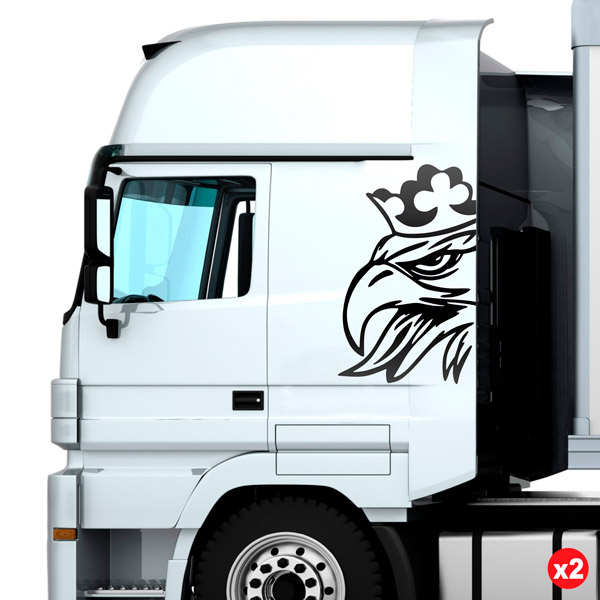 Car & Motorbike Stickers: Scania eagle head for Scania trucks
