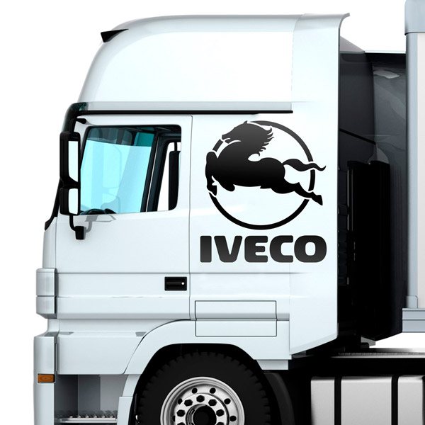 Car & Motorbike Stickers: Iveco logo for truck