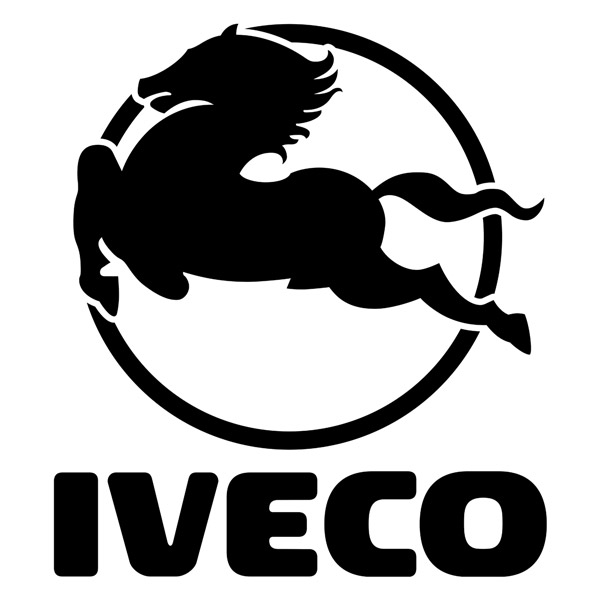 Car & Motorbike Stickers: Iveco logo for truck