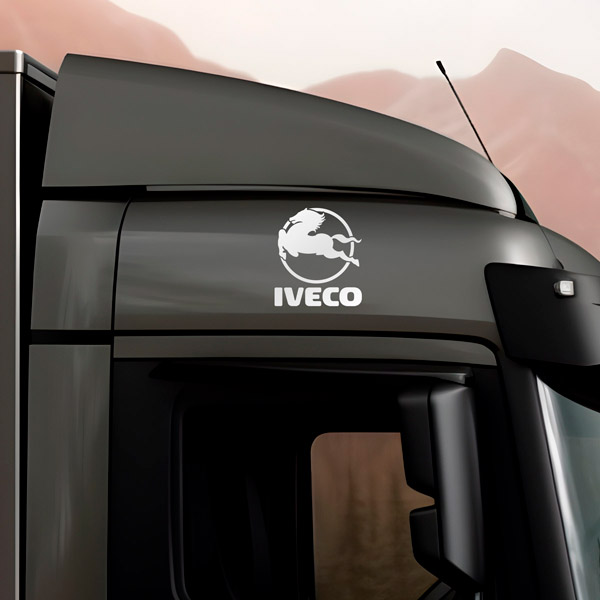 Car & Motorbike Stickers: Iveco logo for truck