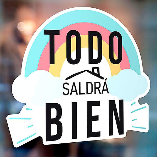 Wall Stickers: Rainbow Todo saldrá bien