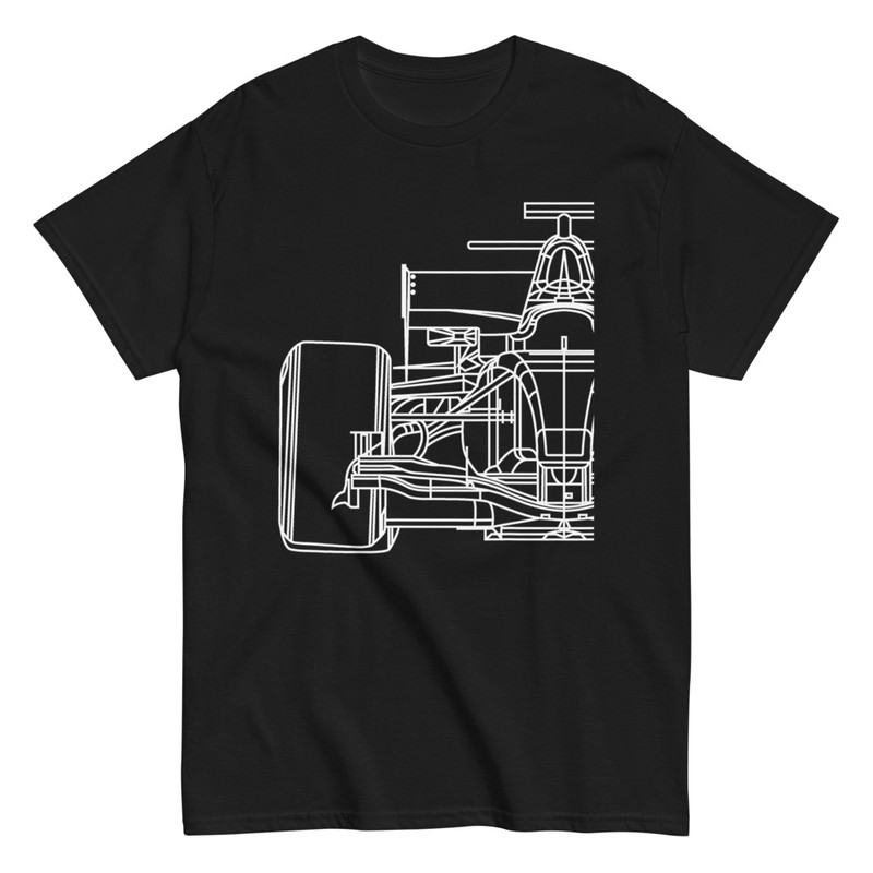 T-shirts: Formula 1 Car Sketch