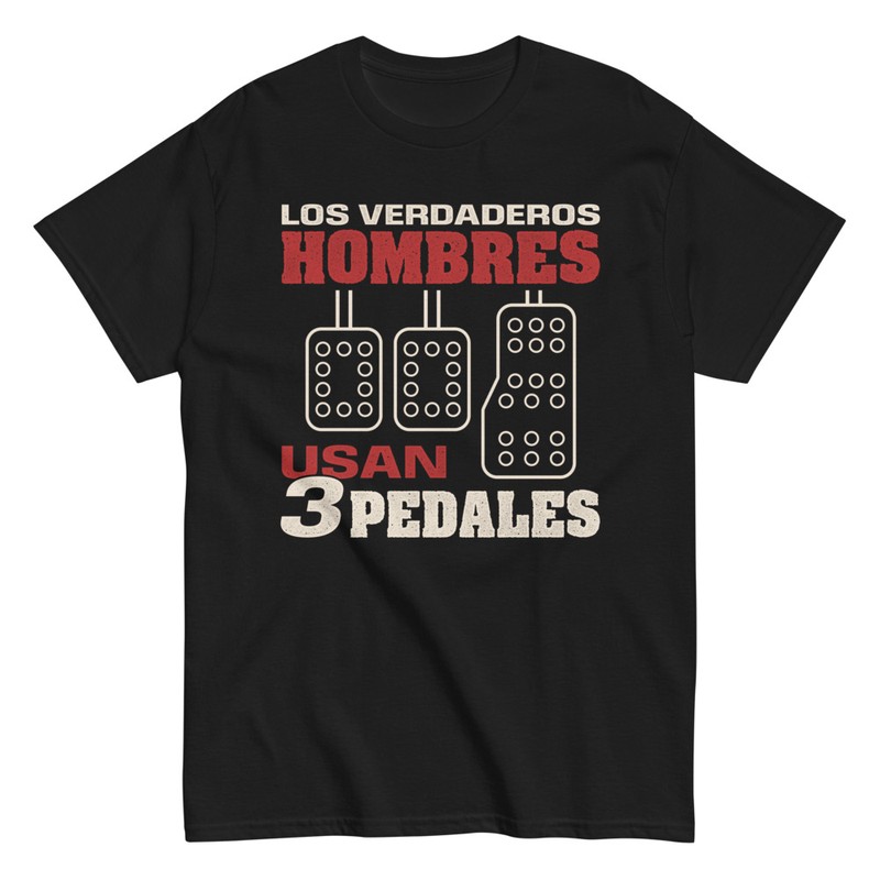 T-shirts: Real Men Use 3 Pedals