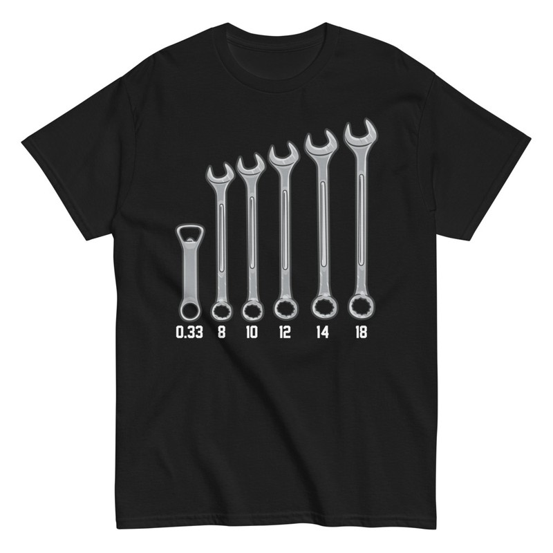 T-shirts: Mechanic Wrench and Beer Opener T-Shirt