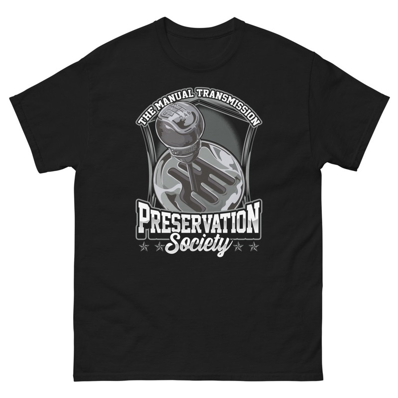 T-shirts: The Manual Transmission Preservation Society 2