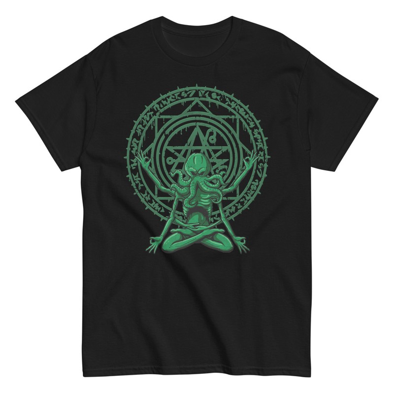 T-shirts: Cthulhu Yoga Mystic Ritual