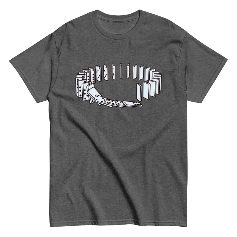 T-shirts: Circular Domino Geek