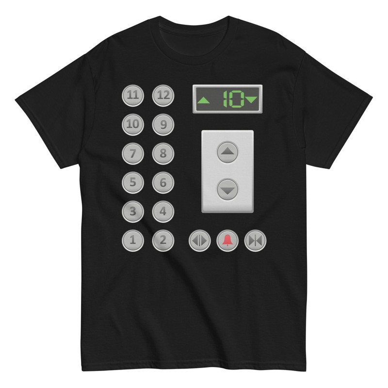T-shirts: Funny Elevator Buttons