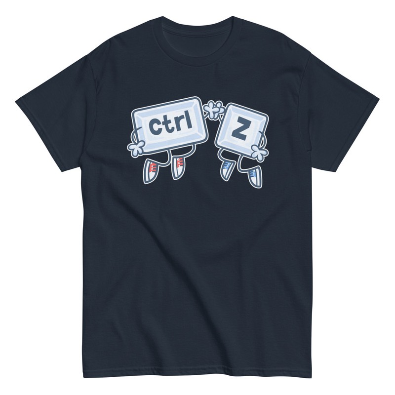 T-shirts: T-shirt Ctrl + Z Undo