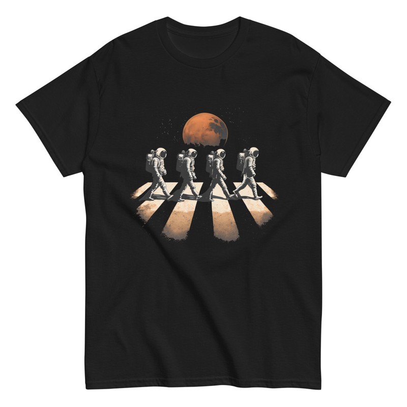 T-shirts: T-shirt Astronauts Crossing the Zebra Crossing