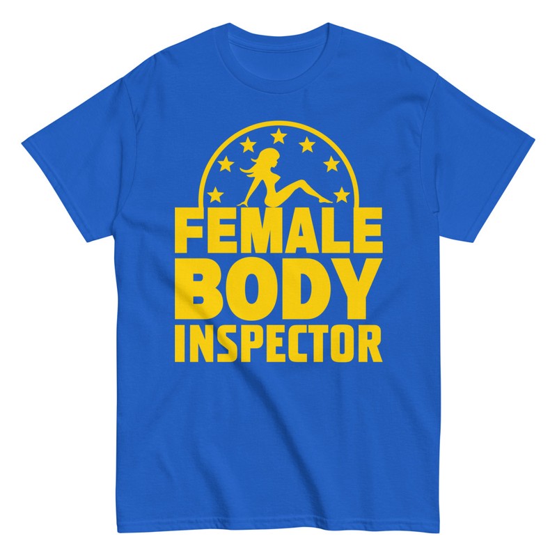 T-shirts: T-shirt female body inspector