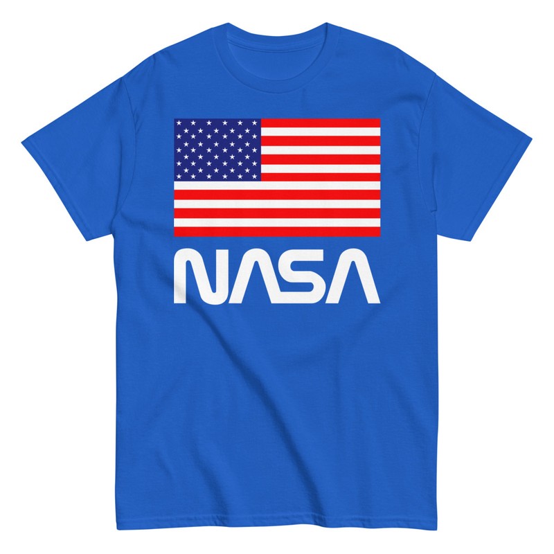 T-shirts: NASA T-Shirt with US Flag