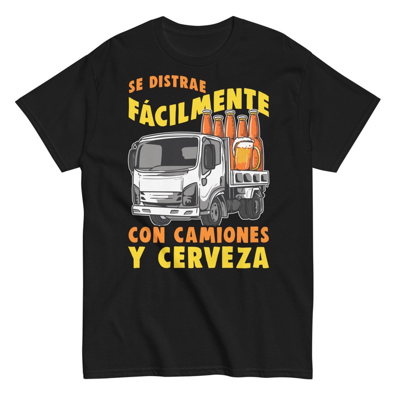 T-shirts: Easily Distracted by Trucks and Beer
