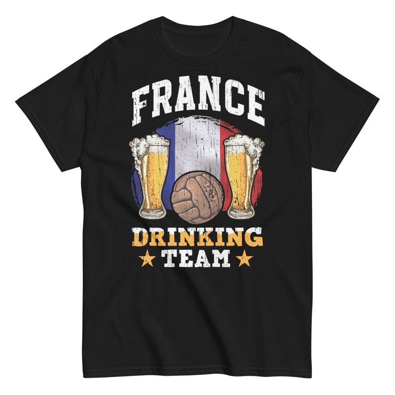 T-shirts: French Beer and Football Team