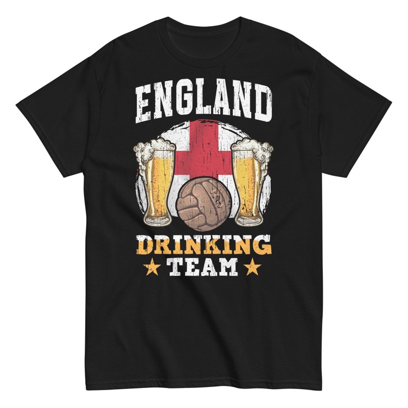 T-shirts: England Beer Drinking Team Soccer