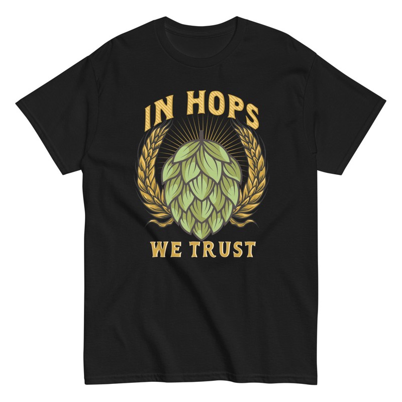 T-shirts: In Hops We Trust Beer Tee