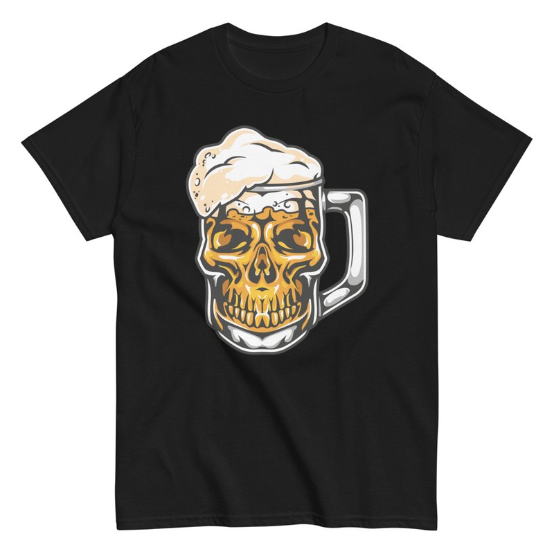 T-shirts: Foamy Skull Beer