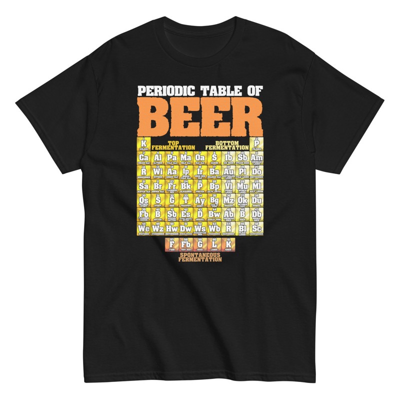 T-shirts: Beer Periodic Table Chemistry
