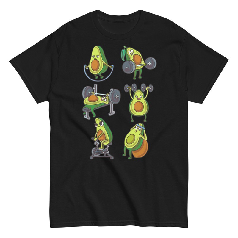 T-shirts: Avocado Gym Workout Routine
