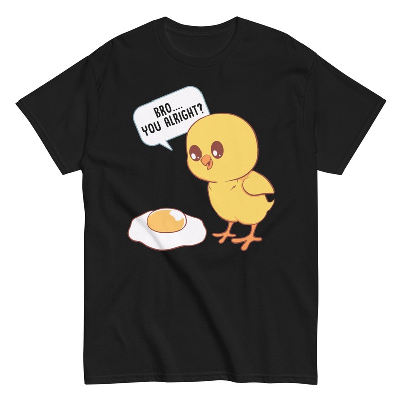 T-shirts: Chick and Fried Egg Humor