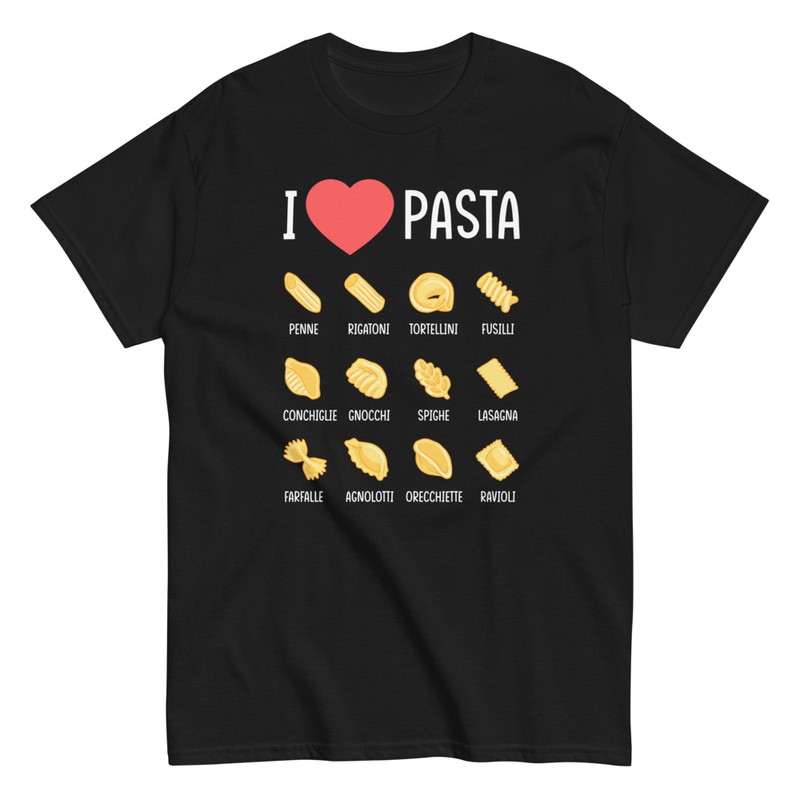 T-shirts: I Love Pasta T-shirt