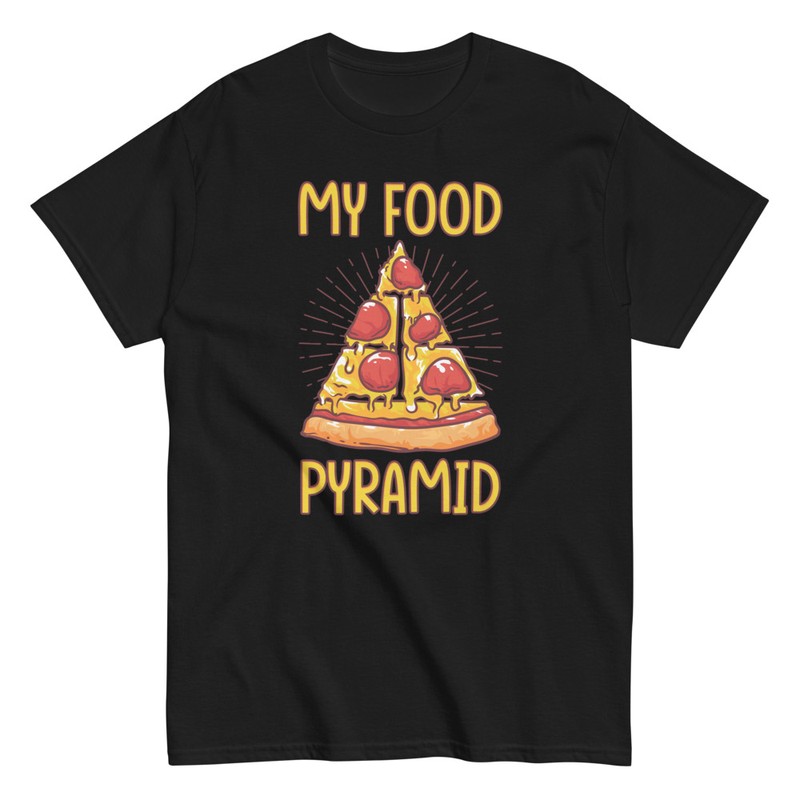 T-shirts: Pizza Pyramid Slice