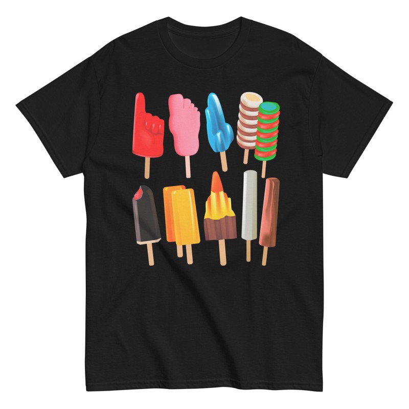 T-shirts: Retro Ice Lollies 80s and 90s