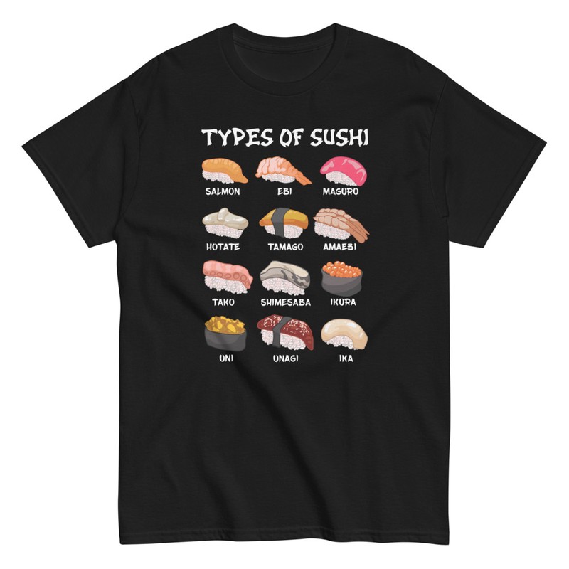 Sushi Lover Gift Heartbeat T Shirt For Japanese Food Lovers Sushi Lover Gift Heartbeat T Shirt For Japanese Food Lovers