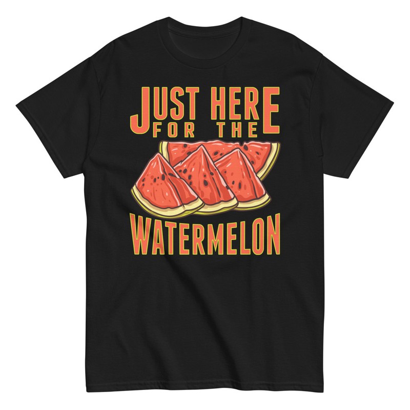 T-shirts: Just Here For Watermelon Humor Tee