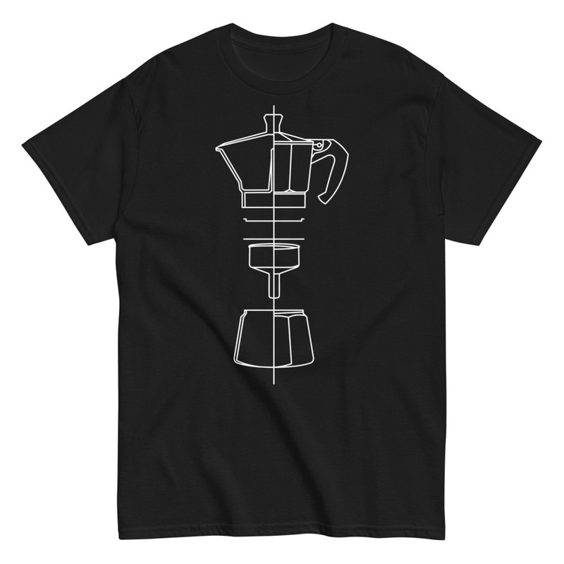 T-shirts: Vintage Italian Coffee Maker