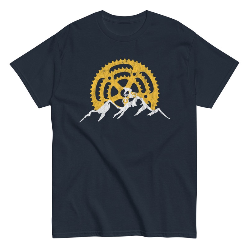 T-shirts: Mountain Bike with Sprockets