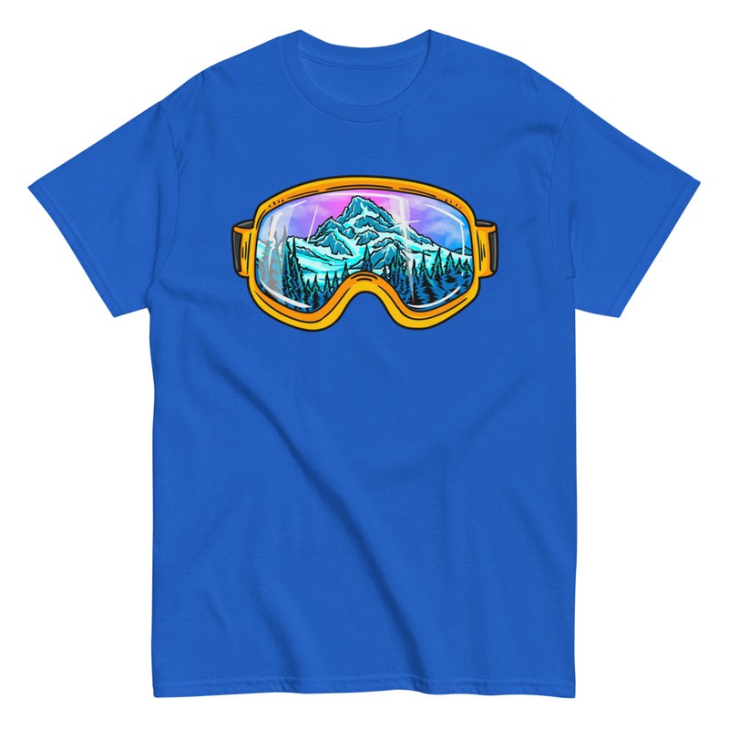 T-shirts: Ski Goggles Mountain