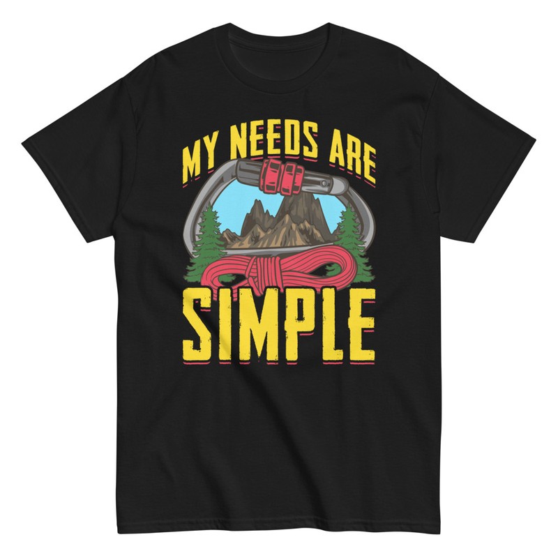 T-shirts: Simplicity in Climbing Adventures
