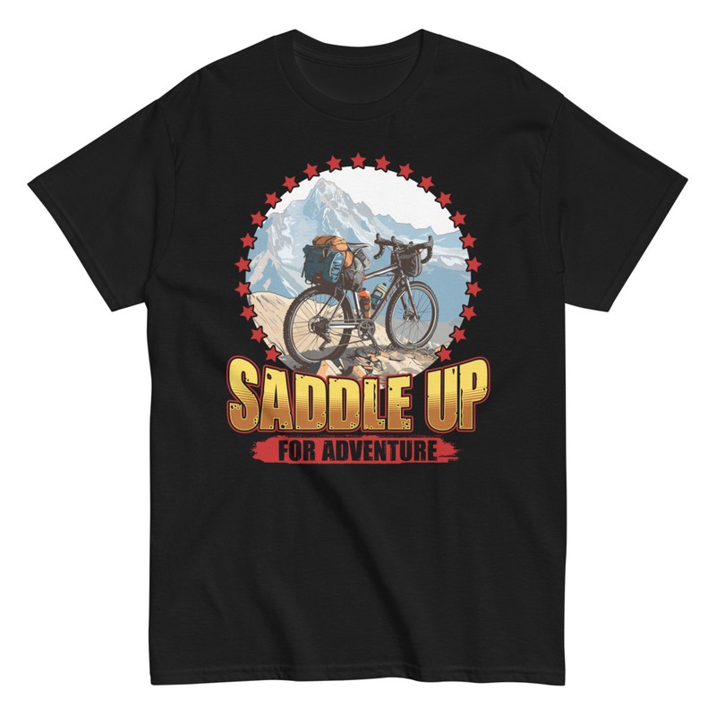 T-shirts: Saddle Up Adventure Bike