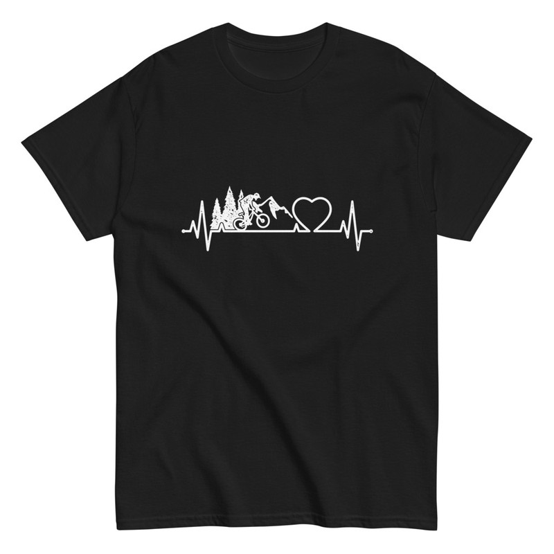 T-shirts: Heartbeat Bike Adventure Mountain