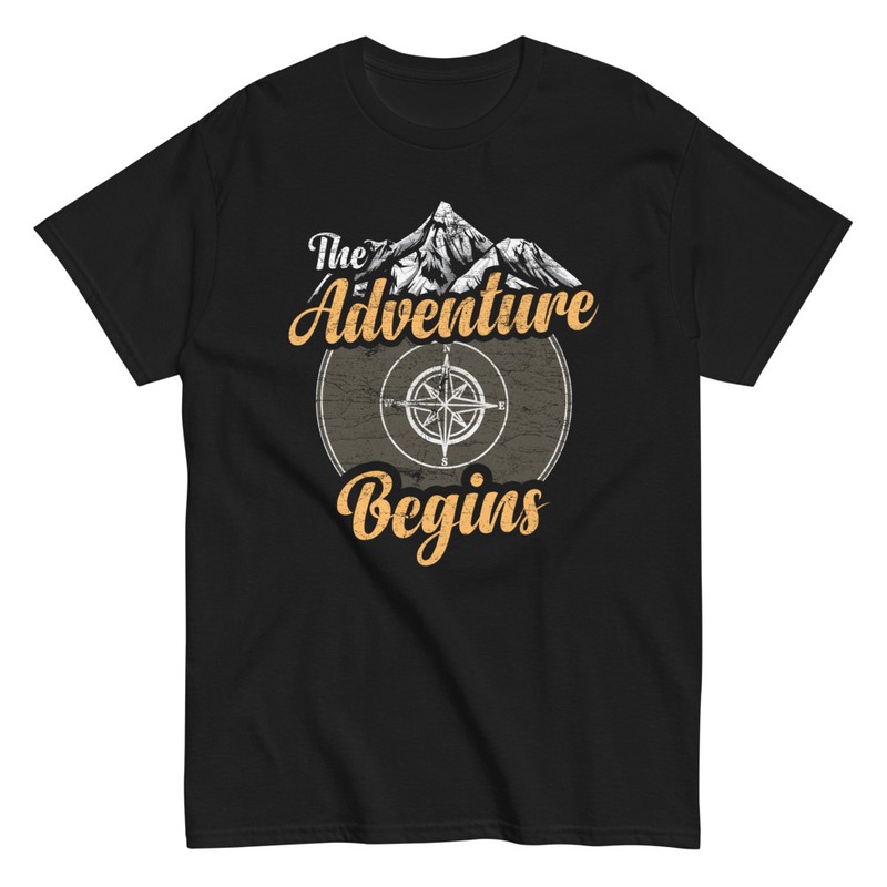T-shirts: The Adventure Begins Compass Rose