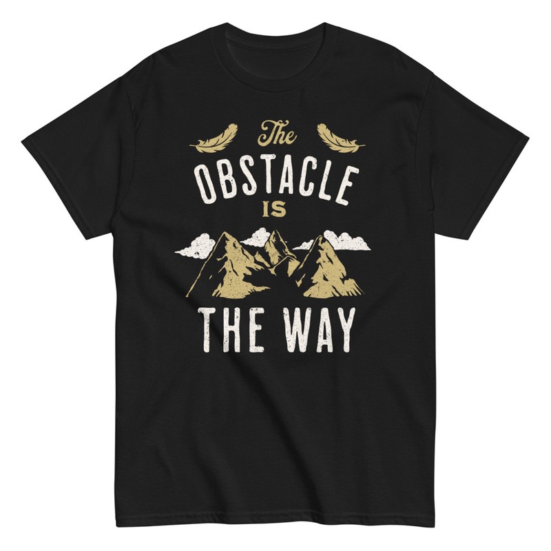 T-shirts: Motivation Mountain Obstacle Way