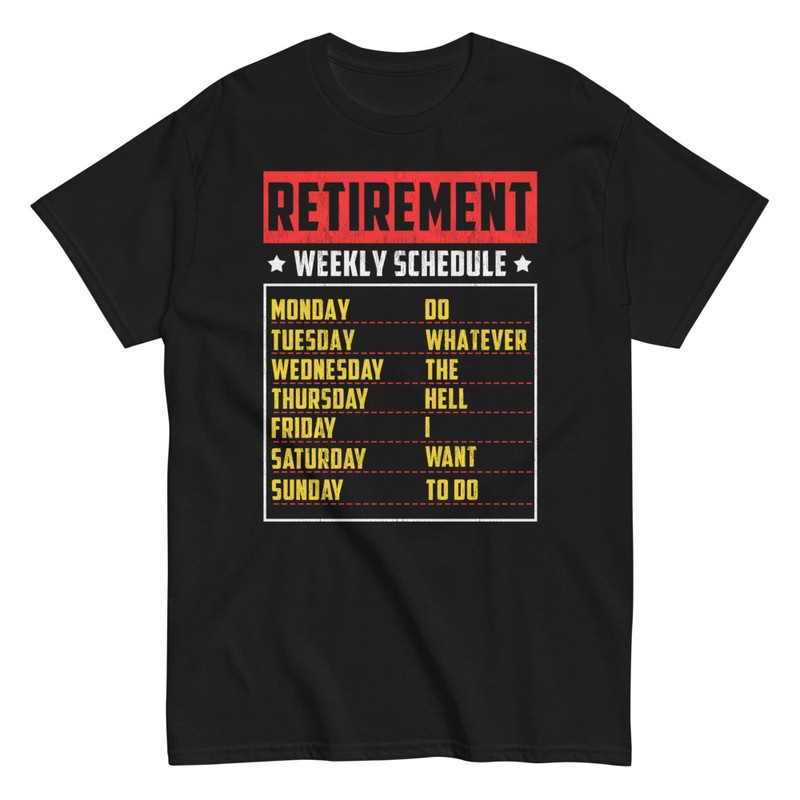 T-shirts: T-Shirt Retirement Schedule