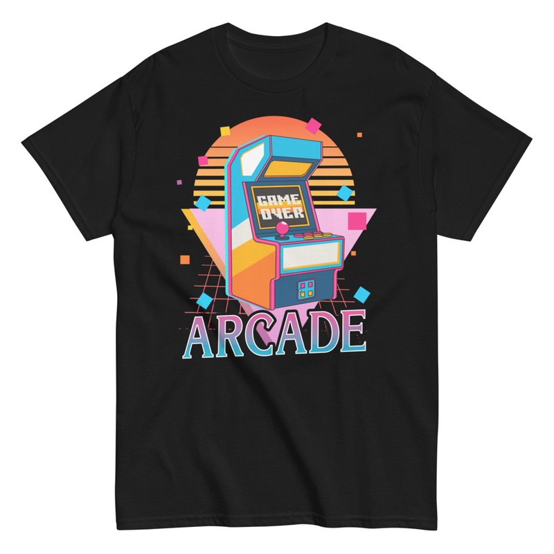 T-shirts: Retro Arcade Game Over Machine T-Shirt