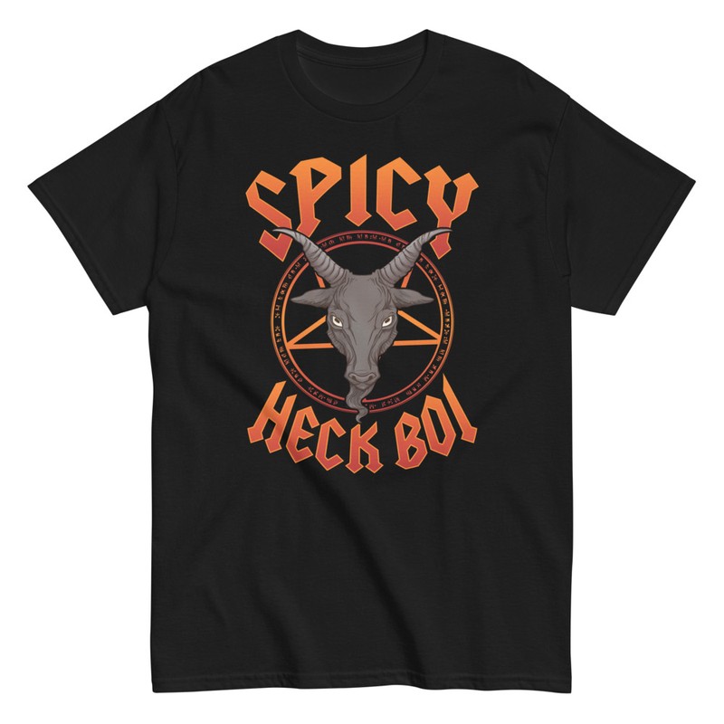 T-shirts: Spicy Heck Boi Goat Halloween