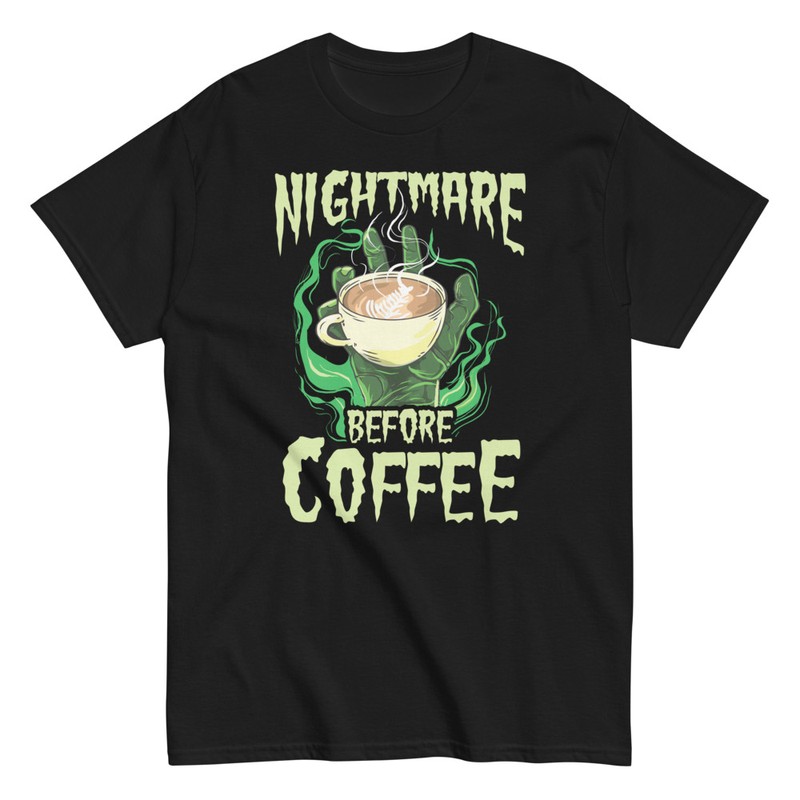 T-shirts: Nightmare Before Coffee Halloween