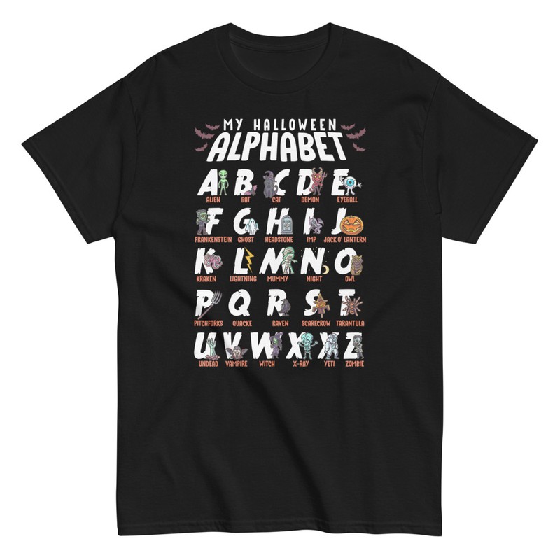 T-shirts: My Halloween Alphabet