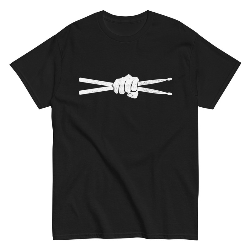 T-shirts: Fist Holding Drumsticks
