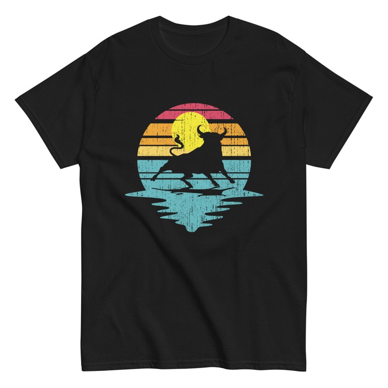 T-shirts: Spain Vintage Bull and Sunset