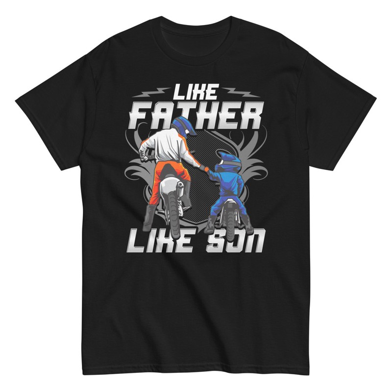 T-shirts: Like Father Like Son Motocross