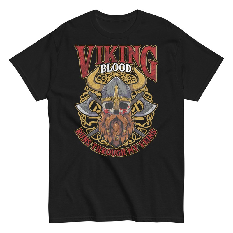 T-shirts: Viking Blood Runs Through My Veins